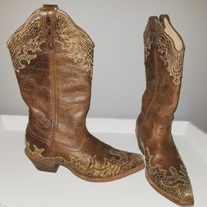 TwistedX Women's Size 7 Brown Cowgirl Boots